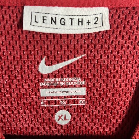 🏈 Vintage OKLAHOMA SOONERS Nike ELITE Performance Vest Jacket Sz XL +2 Length - Picture 12 of 13